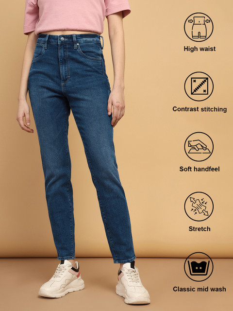 Wrangler Skinny Women Dark Blue Jeans Buy Wrangler Skinny Women