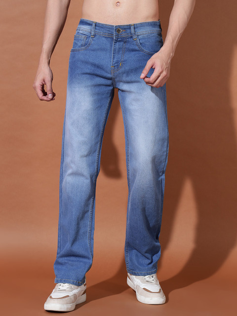 DENIM LOOK Loose Fit Men Light Blue Jeans