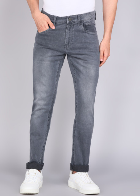 WROGN Slim Men Grey Jeans Buy WROGN Slim Men Grey Jeans Online