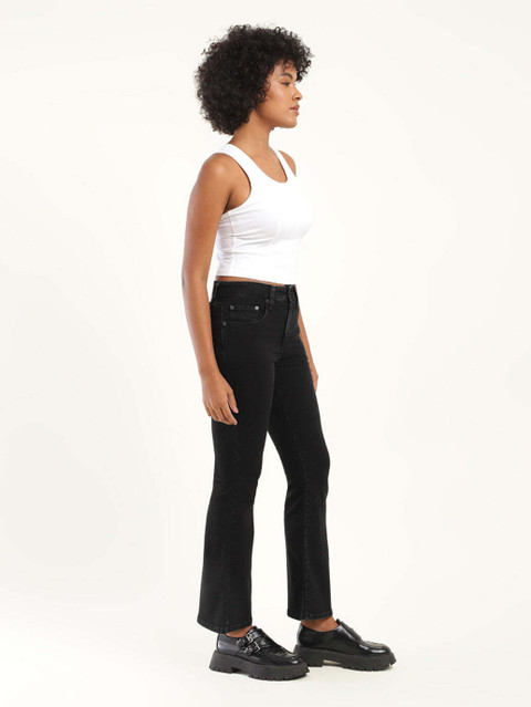 LEVI'S 725 Boot-Leg Women Black Jeans Buy LEVI'S 725 Boot-Leg