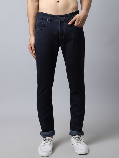 CANTABIL Regular Men Dark Blue Jeans Buy CANTABIL Regular Men