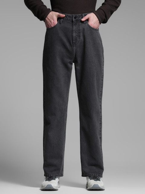 JACK JONES Loose Fit Men Grey Jeans