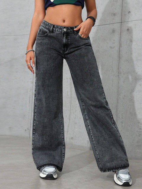 Dressberry Straight Fit Women Black Jeans Buy Dressberry