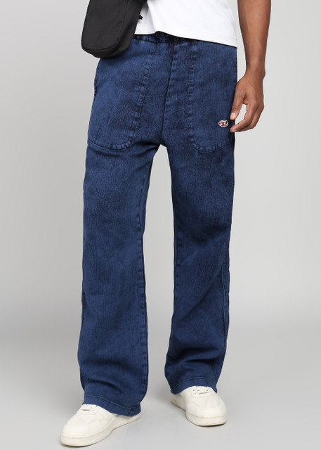 DIESEL Relaxed Fit Men Blue Jeans - Main Image