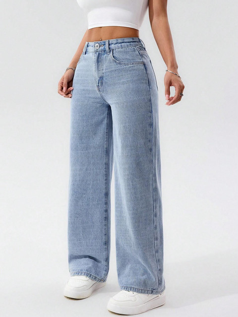 NETLEAF Relaxed Fit Women Light Blue Jeans - Buy NETLEAF Relaxed Fit Women  Light Blue Jeans Online at Best Prices in India | Flipkart.com