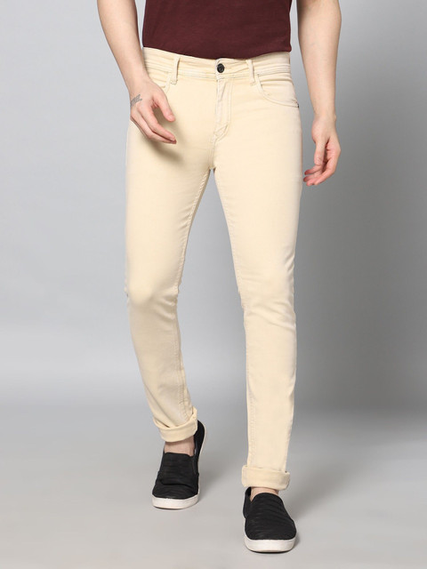 RJ DENIM Slim Men Beige Jeans Buy RJ DENIM Slim Men Beige Jeans