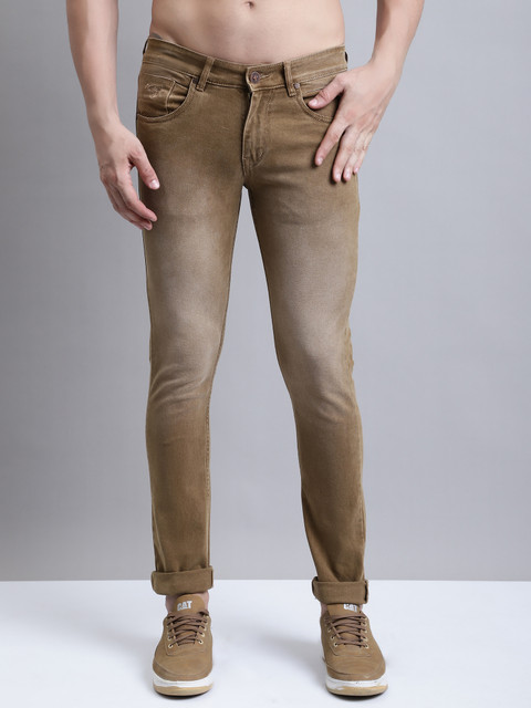 CANTABIL Regular Men Brown Jeans Buy CANTABIL Regular Men Brown