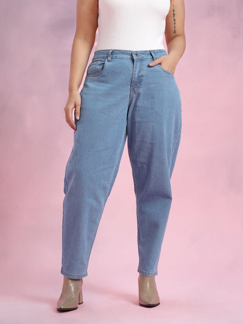 DressBerry Curve Straight Fit Women Blue Jeans Buy DressBerry