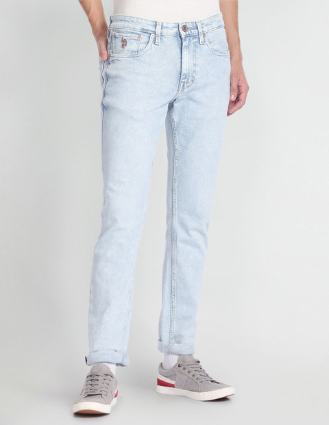 POLO Tapered Fit Men Blue Jeans