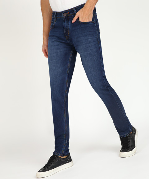 Mens Jeans Wrogn Jeans Amazon SPARKY Slim Men Blue Jeans