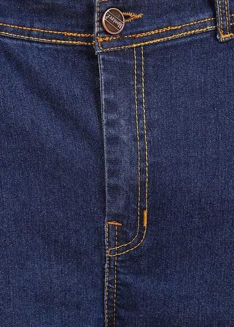 Wanted Men Straight Fit Mid Rise Dark Blue Jeans - Image 6