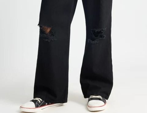 HOKER Men Loose Fit Mid Rise Black Jeans - Image 4