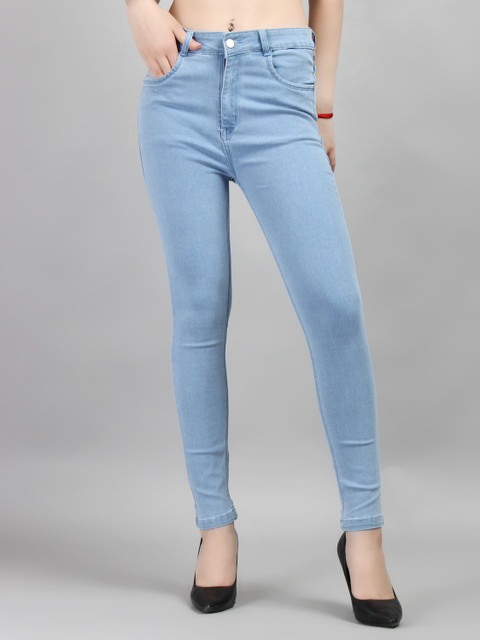 FASHION Skinny Women Light Blue Jeans