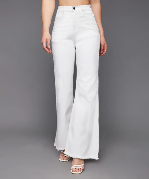 Miss Chase Straight Fit Women White Jeans Buy Miss Chase
