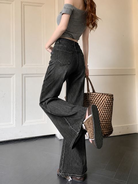 AAV2 Women Flared High Rise Black Jeans - Image 6