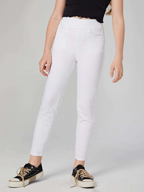 KOTTY Regular Girls White Jeans Buy KOTTY Regular Girls White