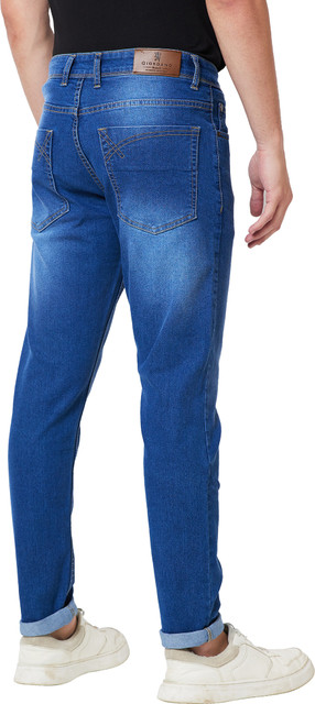 GIORDANO Slim Men Dark Blue Jeans