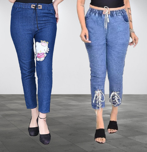 GlamSmart Regular Girls Dark Blue, Blue Jeans