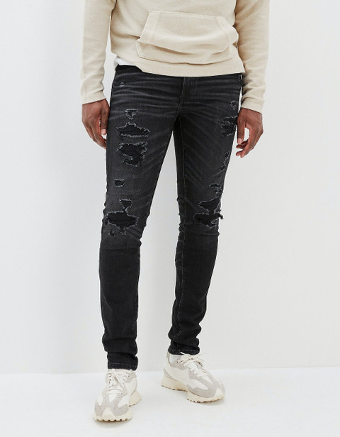 American Eagle Outfitters Skinny Men Black Jeans