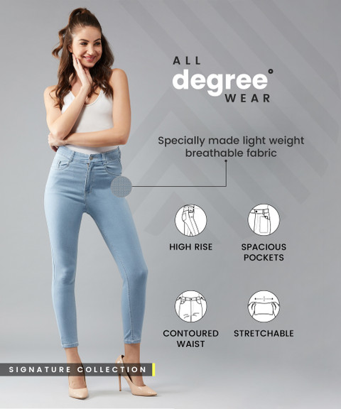 DOLCE CRUDO Skinny Women Light Blue Jeans