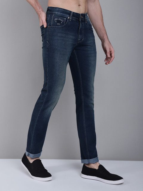 CANTABIL Regular Men Dark Blue Jeans Buy CANTABIL Regular Men