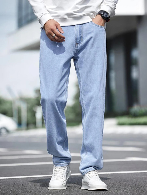 DENIM LOOK Relaxed Fit Men Light Blue Jeans Buy DENIM LOOK