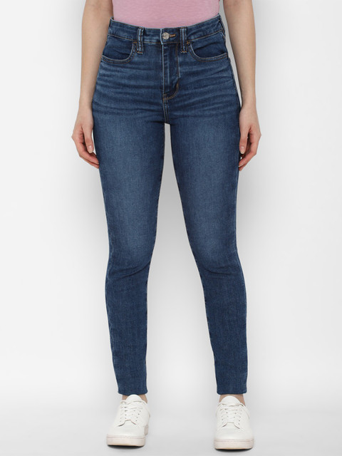 American Eagle Outfitters Skinny Women Blue Jeans Buy American