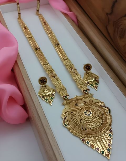 EthnicEmbrace Alloy Gold-plated Gold Jewellery Set Price in India