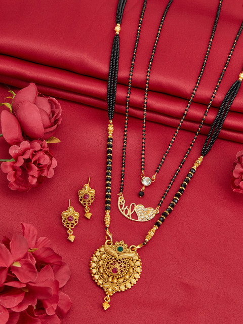 Jewelry Set Black Copper Jewelry Copper Gold Look Stylish Necklace Set