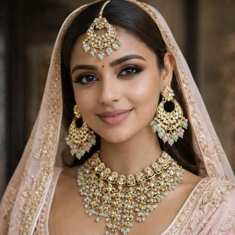 Zarmar fashion Alloy Gold-plated Pink, Green Jewellery Set Price in India -  Buy Zarmar fashion Alloy Gold-plated Pink, Green Jewellery Set Online at  Best Prices in India | Flipkart.com