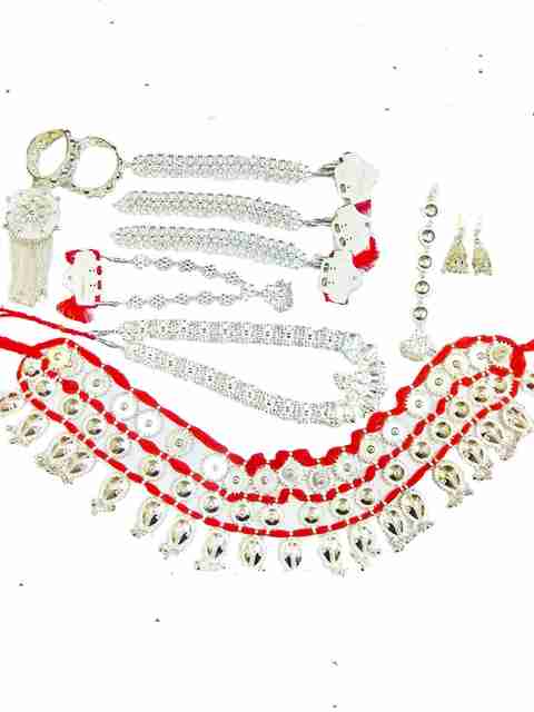 Elite trade Metal Silver Jewellery Set