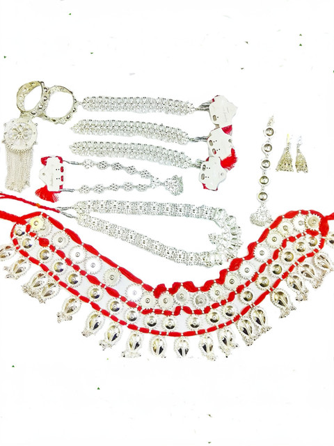 Elite trade Metal Silver Jewellery Set Price in India Buy Elite