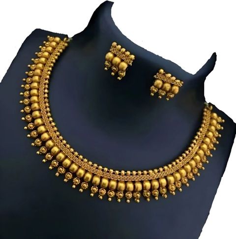 Laforword Brass Gold-plated Gold Jewel Set (Pack of 1) - Image 7