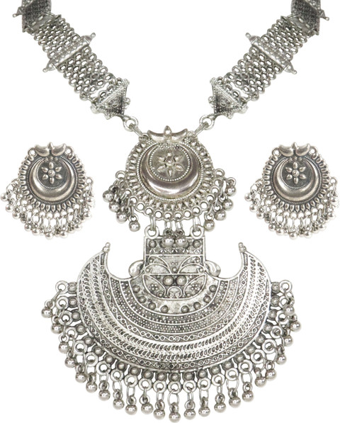 Silver Necklace Set Ko Jewellery Online Shopping Bridal Chandi