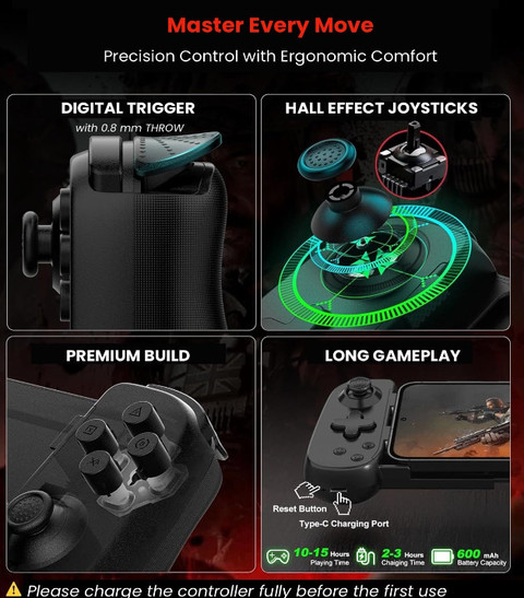 Ninjadog Astra One Ultra - Hall effect Wireless gamepad for PC/iOS