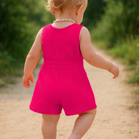 SPRINKLEZ Self Design Baby Girls Jumpsuit Buy SPRINKLEZ Self