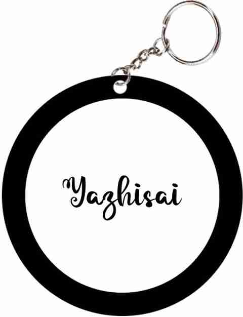 SY Gifts Yazhisai Name Black Keychain Key Chain Price in India