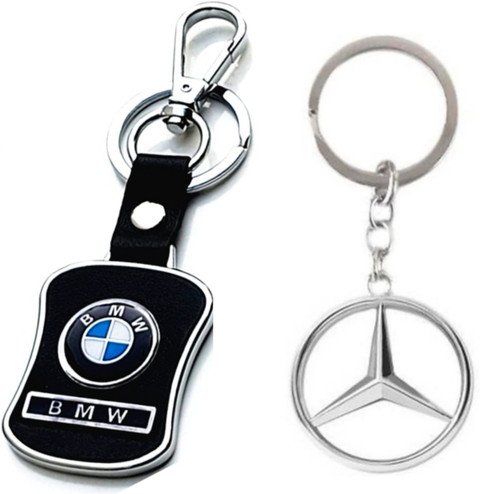 JAINSON MARTIN Combo or Mercedes Logo Metal BMW Leather Hook