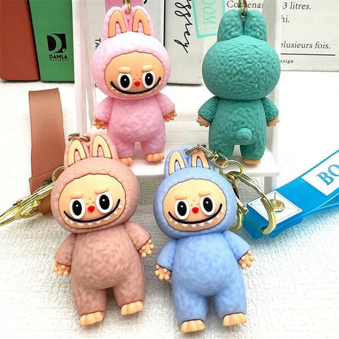 Jdp Novelty 3D Figure Famous Character Doll Keychain with Rubber