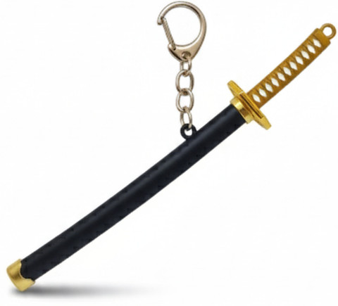 kaychain Metal Samurai Katana Keychain with Removable Sheath