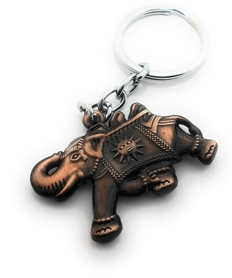 High Choice Double Sided Rajwadi Hathi or Elephant Metal Key Chain