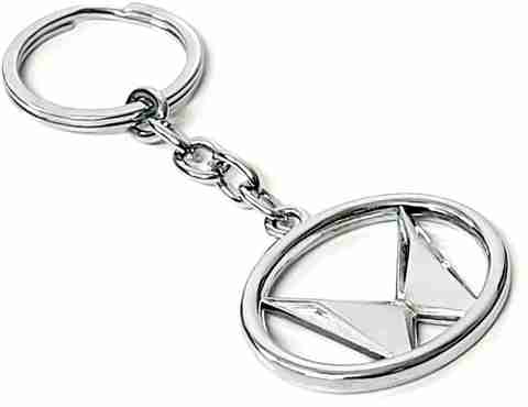 Anexa New Mahindra Logo Metal Finish Key Chain Ring for Car Home Locking  Key Chain Key Chain