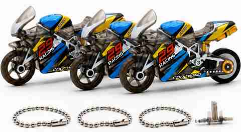 MY BABY LOVE A PERFECT CARE MY BABY LOVE Spark-Bike Keychain Mini - Image 5