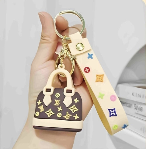 Sbb Novelty Premium Quality 3D Rubber Purse Figure Keychain with