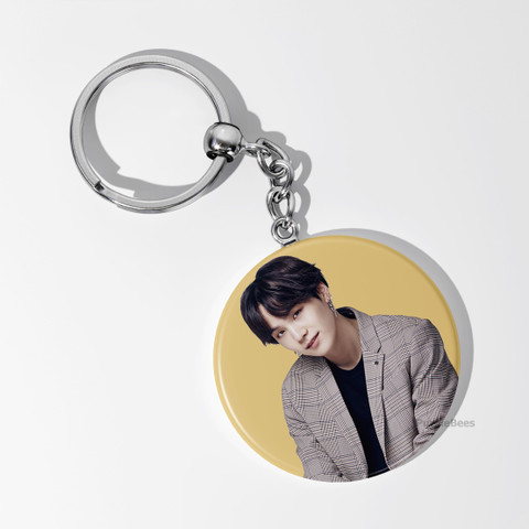 めい。様 リクエスト BTS SUGA キーホルダー Rolling stone PurpleBees BTS SUGA keychain for BTS k-pop fan merch gift Metal