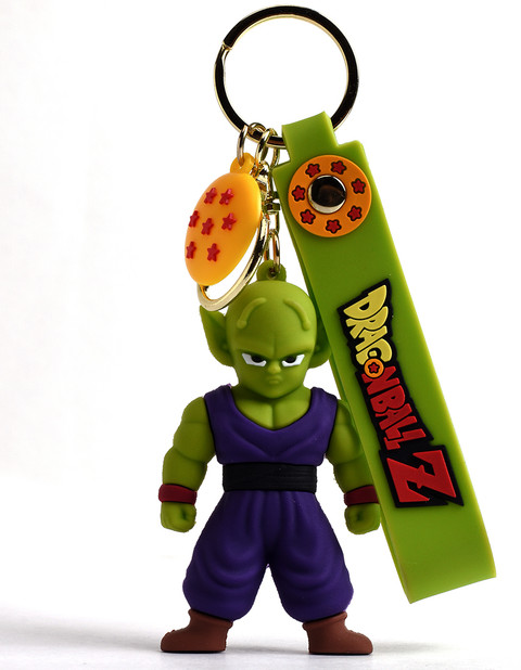 Daiyamondo Dragon Ball Anime Piccolo Green 3D keychain In Angry