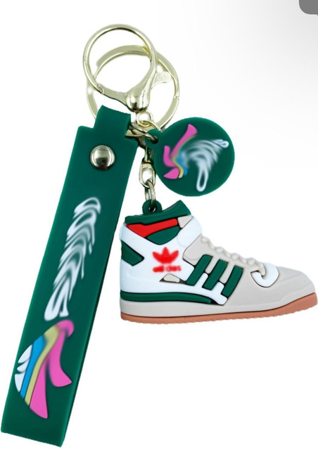 adidas gazelle silver green womens Mini 3D AdiDas NMD Black Sneaker Keychain