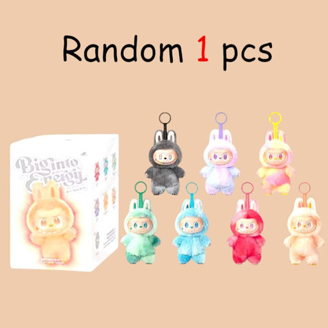 PANARO Original Labubu Bunny Plush Blind Box Mystery Labubu Kawaii  Monsters Labubu 17 cm