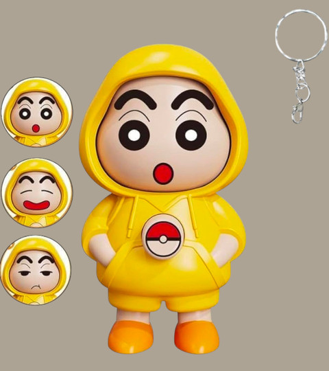 shuchan_junchan 様　　23cm Jantrex Shinchan Cartoon Toy In Hoodie With Keychain Hook For Kids