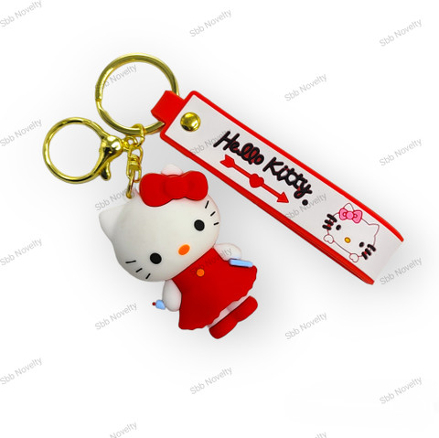Sbb Novelty Hello Kitty Cute Cartoon Backpack Anime KeyChain For